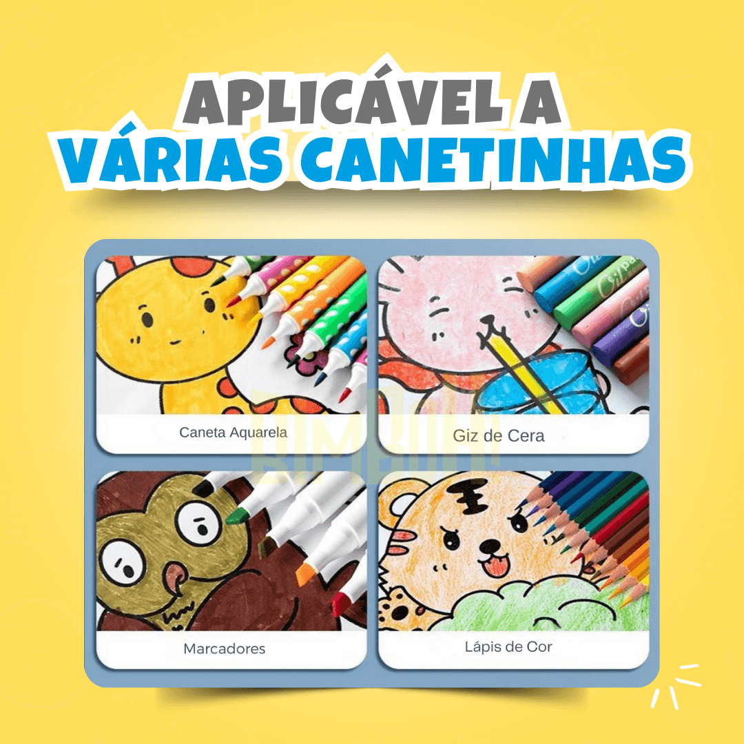 Rolo de Desenho Infantil - Coloritos