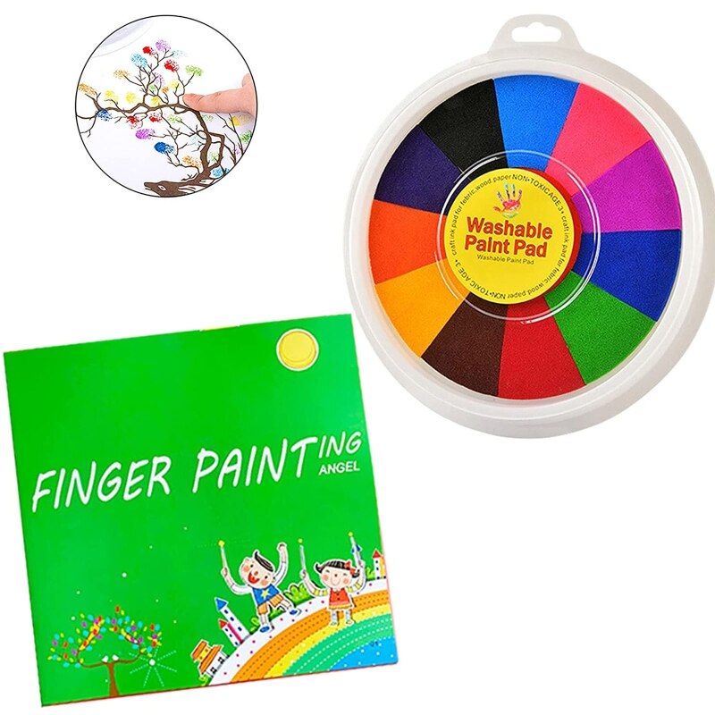 Kit de Pintura com Dedos Coloritos