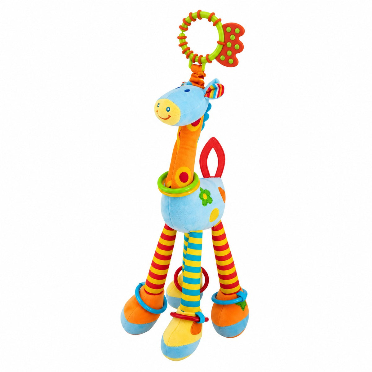 Girafa Chocalho Sensorial Coloritos