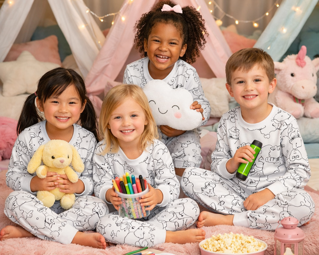 Mais do que um pijama, uma experiência criativa para as crianças