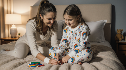 Como reduzir a ansiedade infantil com rituais criativos na hora de dormir
