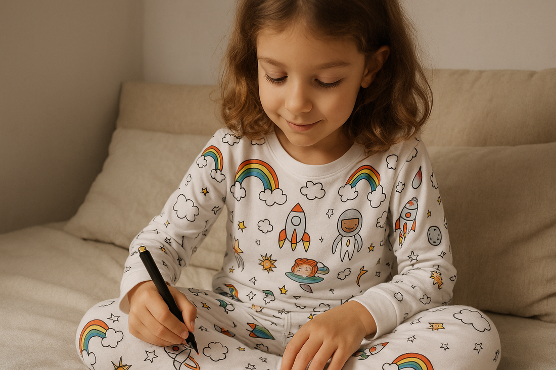 Por que a criatividade antes de dormir melhora o sono infantil