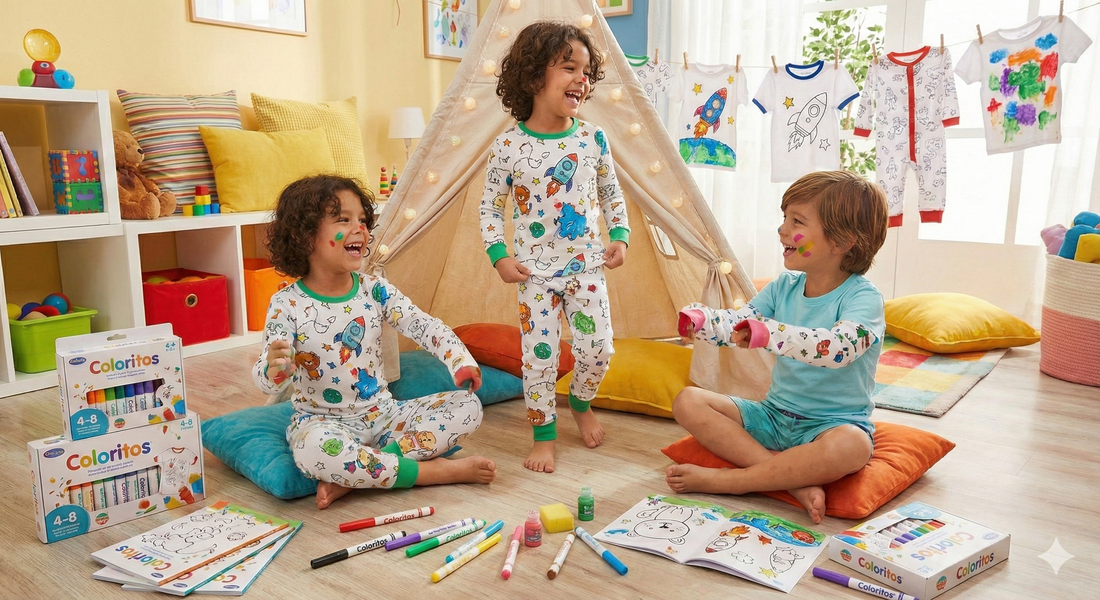 Como o Pijama para Colorir Infantil Ajuda no Desenvolvimento Emocional das Crianças