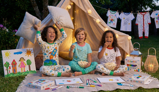 Pijamas de Colorir: A Nova Tendência Criativa Que Une Diversão, Aprendizado e Momentos em Família