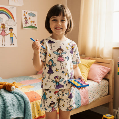 PIJAMA CRIATIVO COLORITOS + CANETINHAS LAVÁVEIS DE BRINDE