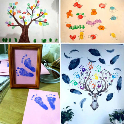 Kit Pintura Com Dedos Coloritos