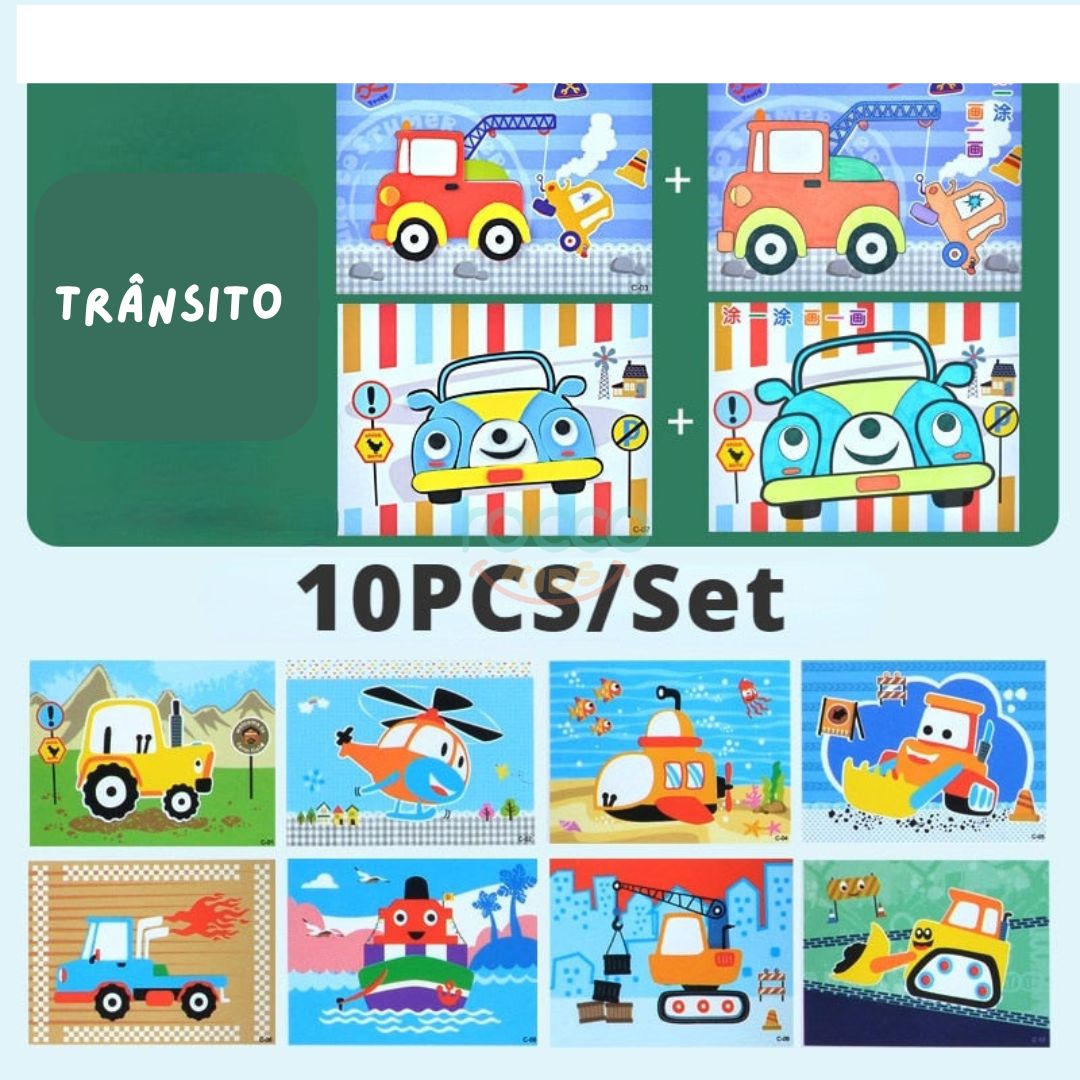 Quebra Cabeca Coloritos