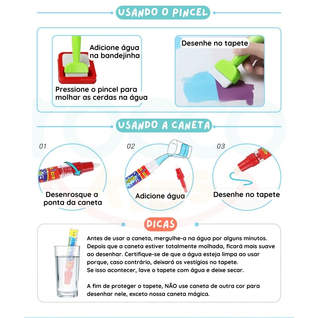 Tapete Magico Coloritos