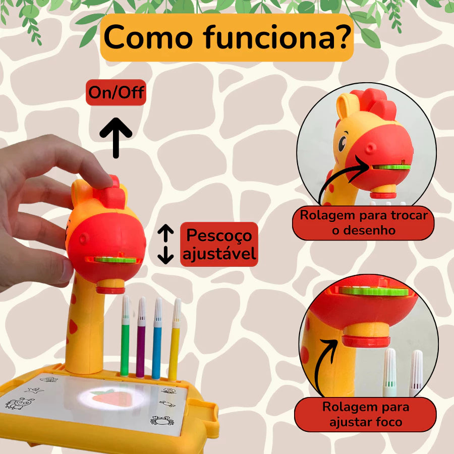 Como funciona a Mesa de Pintar com Projetor Coloritos