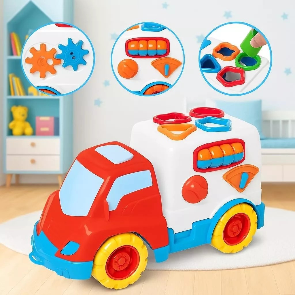 Caminhão Educativo de Encaixe Coloritos