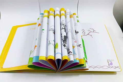 Kit de Pintura com Dedos Coloritos