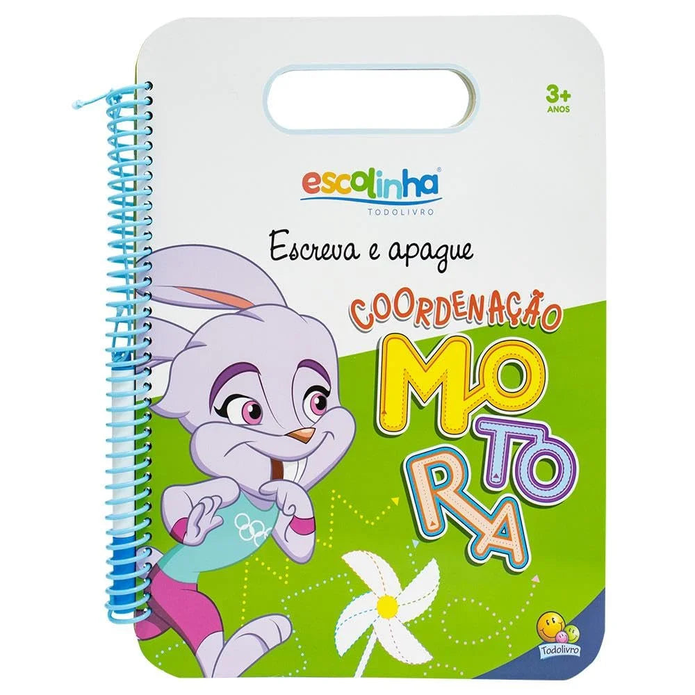 Livro Escreva e Apague Coordenação Motora - capa