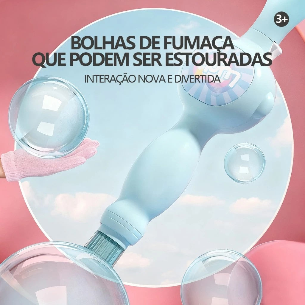 Varinha Mágica de Bolhas de Fumaça Coloritos